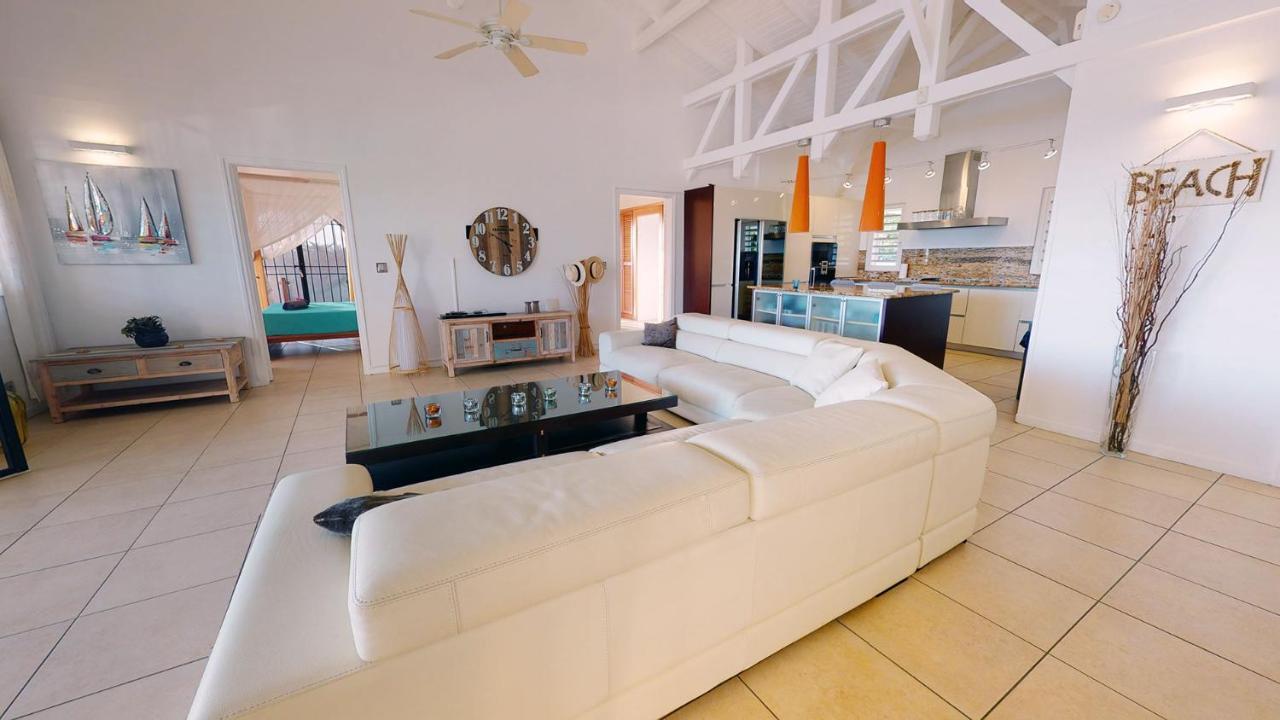 Villa Deluxe L'Hacienda Villa Vue Mer 180 Piscine Jacuzzi Proche Plage Marina Golf Pointe Des Chateaux Et Casino Jardin Clos Voyage Durable Saint-Francois  Εξωτερικό φωτογραφία