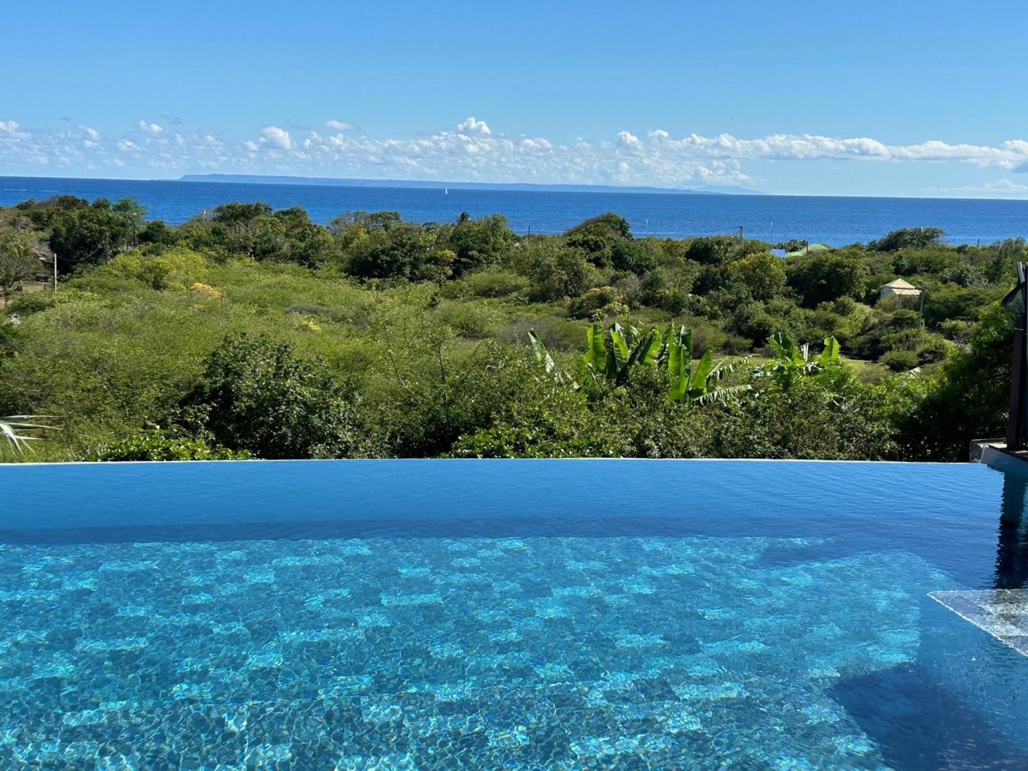 Villa Deluxe L'Hacienda Villa Vue Mer 180 Piscine Jacuzzi Proche Plage Marina Golf Pointe Des Chateaux Et Casino Jardin Clos Voyage Durable Saint-Francois  Εξωτερικό φωτογραφία