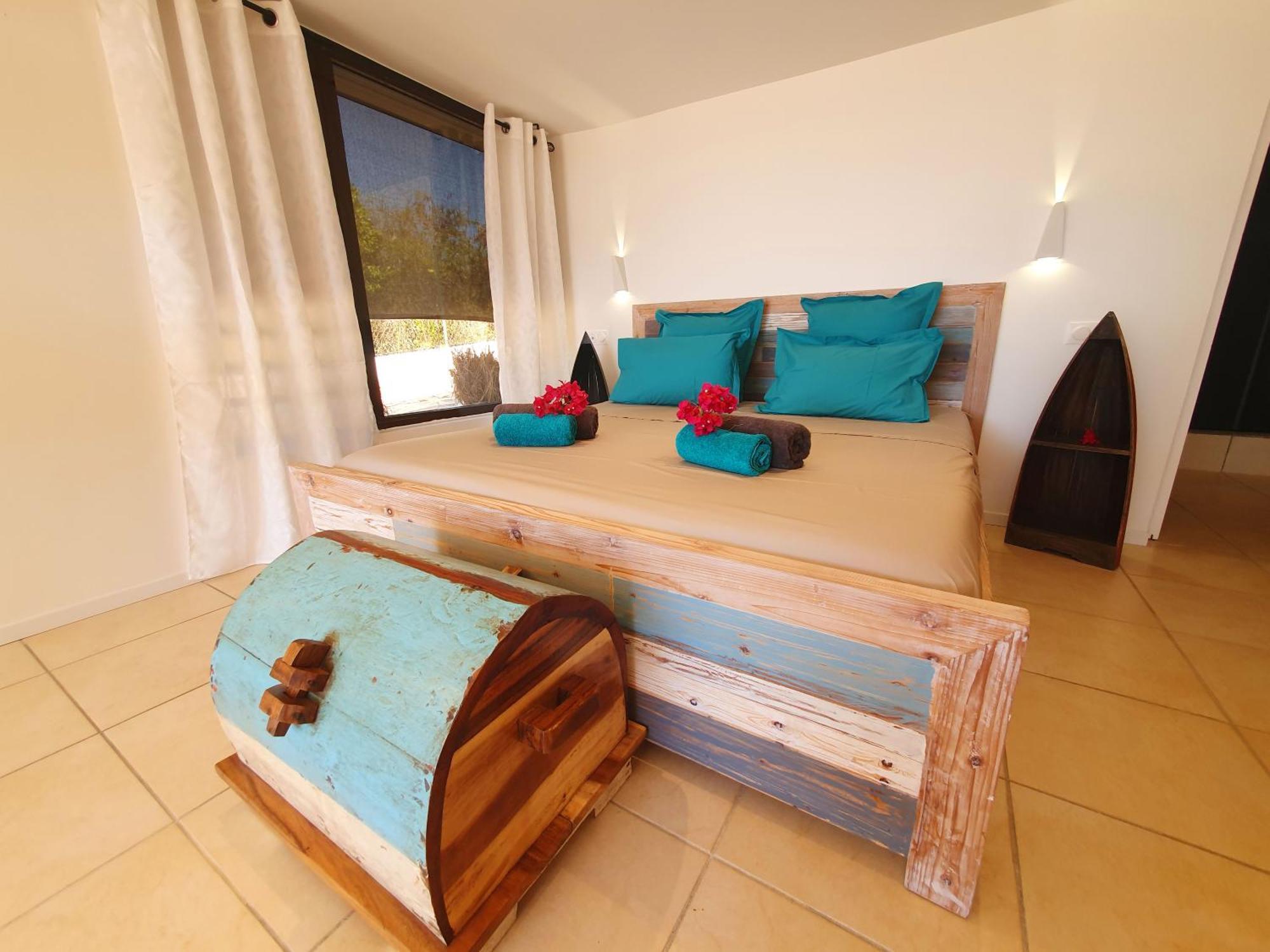 Villa Deluxe L'Hacienda Villa Vue Mer 180 Piscine Jacuzzi Proche Plage Marina Golf Pointe Des Chateaux Et Casino Jardin Clos Voyage Durable Saint-Francois  Δωμάτιο φωτογραφία