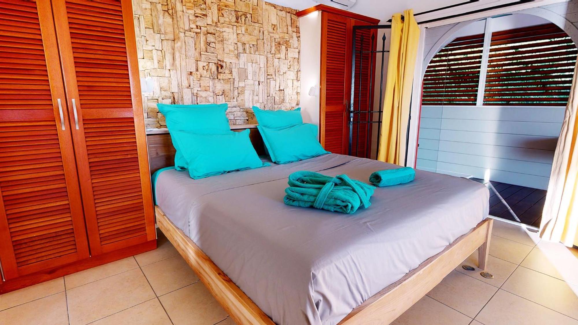 Villa Deluxe L'Hacienda Villa Vue Mer 180 Piscine Jacuzzi Proche Plage Marina Golf Pointe Des Chateaux Et Casino Jardin Clos Voyage Durable Saint-Francois  Δωμάτιο φωτογραφία