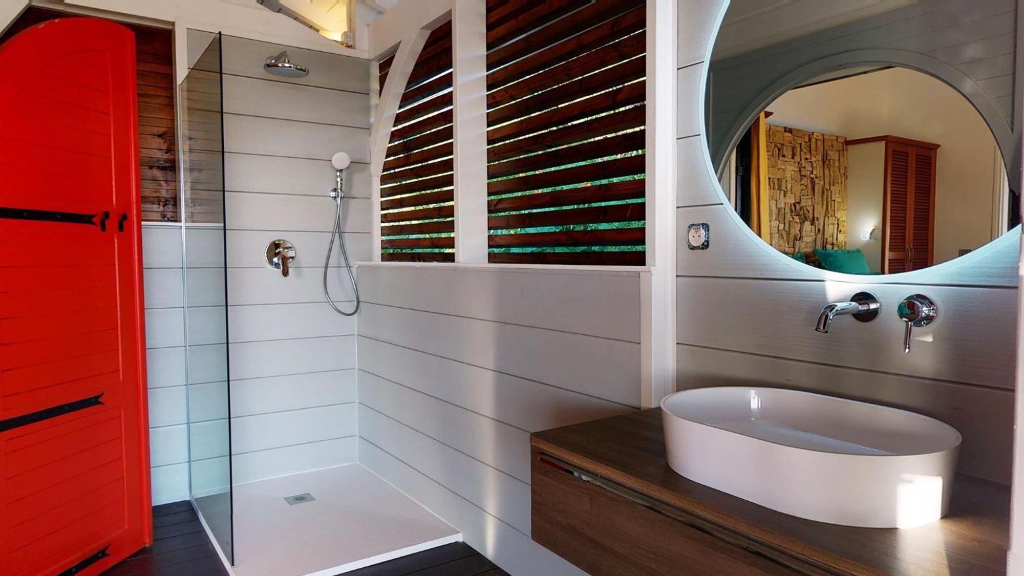 Villa Deluxe L'Hacienda Villa Vue Mer 180 Piscine Jacuzzi Proche Plage Marina Golf Pointe Des Chateaux Et Casino Jardin Clos Voyage Durable Saint-Francois  Δωμάτιο φωτογραφία