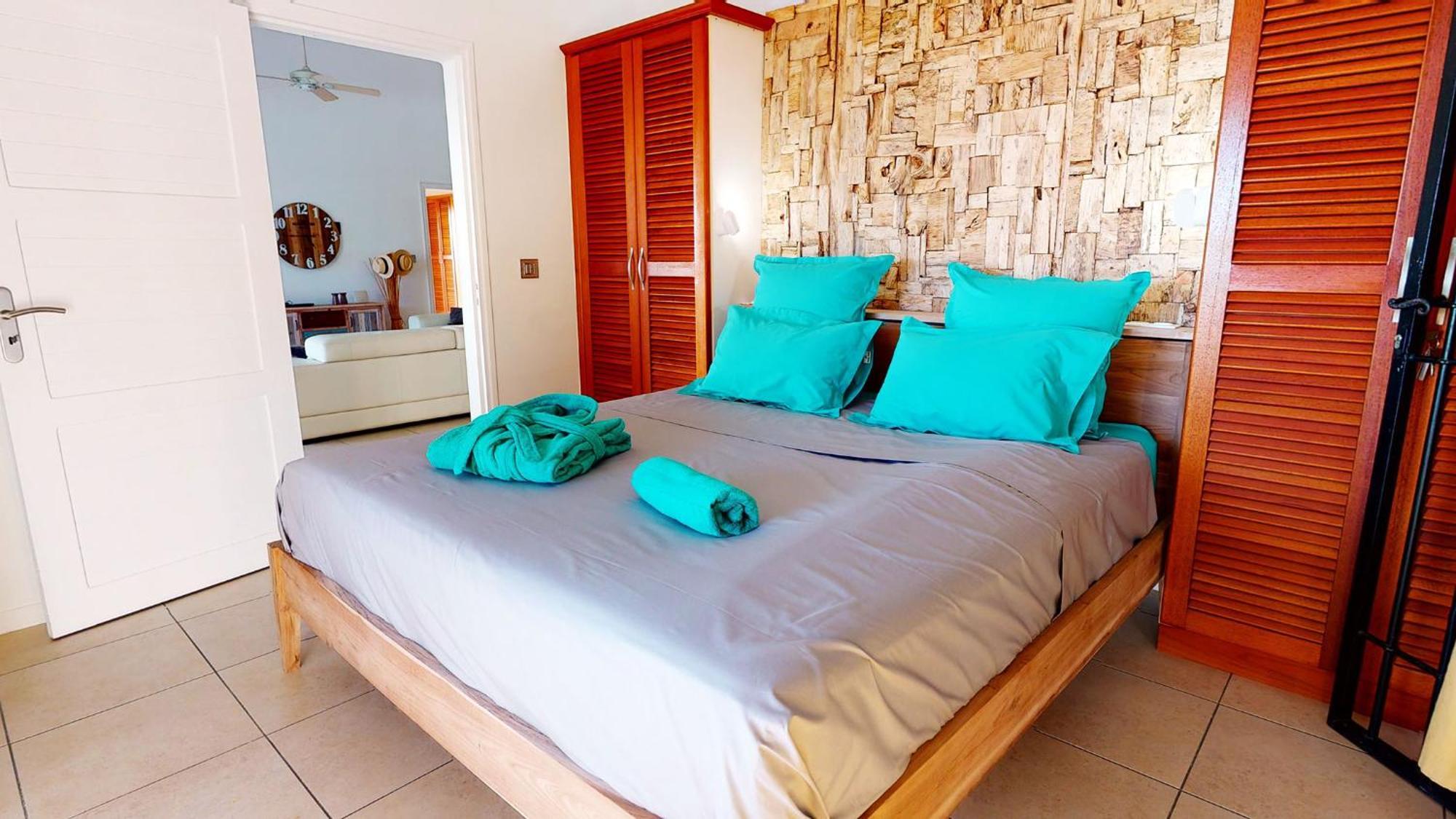 Villa Deluxe L'Hacienda Villa Vue Mer 180 Piscine Jacuzzi Proche Plage Marina Golf Pointe Des Chateaux Et Casino Jardin Clos Voyage Durable Saint-Francois  Δωμάτιο φωτογραφία
